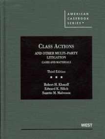 9780314911650-0314911650-Class Actions and Other Multiparty Litigation (American Casebook Series)