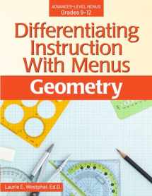 9781618218919-1618218913-Differentiating Instruction With Menus: Geometry (Grades 9-12)