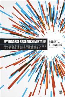 9781506398846-1506398847-My Biggest Research Mistake: Adventures and Misadventures in Psychological Research