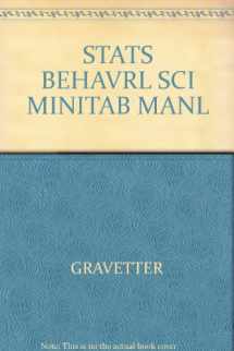 9780314085009-0314085009-Minitab Manual Statistics for Behavioral