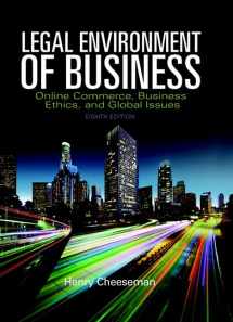 9780134004068-013400406X-Legal Environment of Business: Online Commerce, Ethics, and Global Issues, Student Value Edition