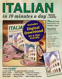 9781931873888-1931873887-ITALIAN in 10 minutes a day BOOK + AUDIO