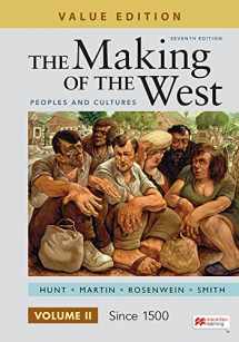 9781319331603-1319331602-Loose-leaf Version for The Making of the West, Value Edition, Volume 2: Peoples and Cultures