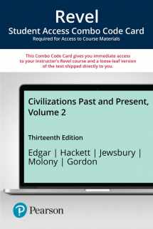 9780135260364-0135260361-Civilizations Past and Present, Volume 2 -- Revel + Print Combo Access Code
