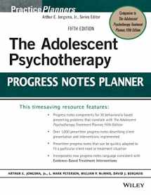 9781118066768-1118066766-The Adolescent Psychotherapy Progress Notes Planner (PracticePlanners)