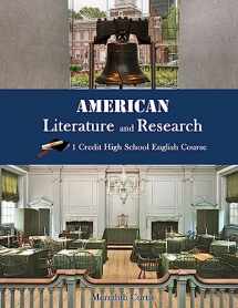 9781532801402-1532801408-American Literature & Research: 1 Credit High School English Course (Homeschooling High School to the Glory of God)