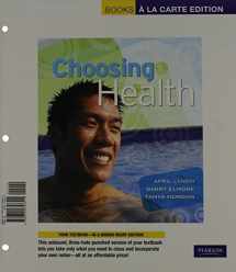 9780321639127-032163912X-Choosing Health, Books a la Carte Plus MyHealthLab with eText -- Access Card Package