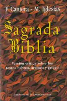 9788479144906-8479144904-Sagrada Biblia (Cantera-Iglesias): Versión crítica sobre los textos hebreo, arameo y griego