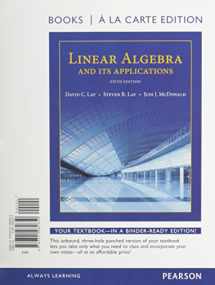 9780321989925-0321989929-Linear Algebra and Its Applications, Books a la Carte Edition Plus MyLab Math with Pearson eText -- Access Code Card