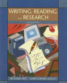 9780618918324-0618918329-Writing, Reading, and Research