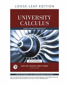 9780135166680-0135166683-University Calculus: Early Transcendentals, Multivariable