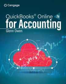 9780357901182-0357901185-Using QuickBooks Online for Accounting 2024