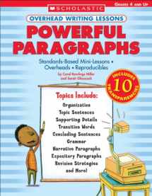 9780439231930-0439231930-Overhead Writing Lessons: Powerful Paragraphs: Standards-Based Mini-Lessons • Overheads • Reproducibles
