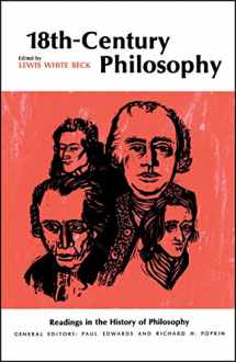 9780029021002-0029021006-Eighteenth-Century Philosophy (Readings in the History of Philosophy)