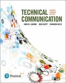 9780134659848-0134659848-Technical Communications, Seventh Canadian Edition Plus MyLab Writing with Pearson eText -- Access Card Package