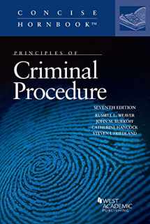 9781647086077-1647086078-Principles of Criminal Procedure (Concise Hornbook Series)