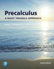9780134851013-0134851013-Precalculus: A Right Triangle Approach plus MyLab Math with Pearson eText -- 24-Month Access Card Package (What's New in Precalculus)