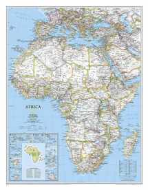 9780792250104-0792250109-National Geographic Africa Wall Map - Classic - Laminated (24 x 30.75 in) (National Geographic Reference Map)