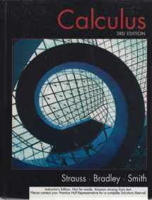 9780130920102-013092010X-Calculus - Instructor's Edition - 3rd Edition