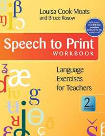 9781598571622-1598571621-Speech to Print Workbook: Language Exercises for Teachers, Second Edition