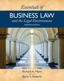 9781337555180-1337555185-Essentials of Business Law and the Legal Environment