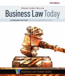 9781305644526-1305644522-Business Law Today, Standard: Text & Summarized Cases
