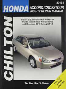 9781620920640-1620920646-Chilton's Honda Accord/Crosstour 2003-12 Repair Manual /