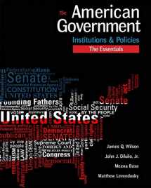 9781305500075-1305500075-American Government: Institutions and Policies, Essentials Edition