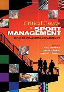 9781138078352-1138078352-Critical Essays in Sport Management: Exploring and Achieving a Paradigm Shift