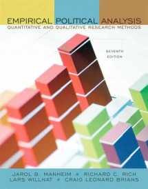 9780205576401-0205576400-Empirical Political Analysis: Quantitative and Qualitative Research Methods
