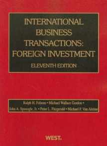9780314276100-0314276106-International Business Transactions: Foreign Investment (American Casebook Series)