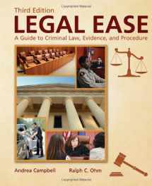 9780398088132-0398088136-Legal Ease: A Guide to Criminal Law, Evidence, and Procedure