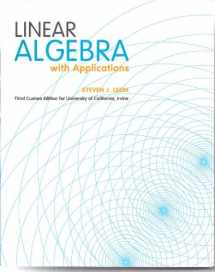 9780558516352-0558516351-Linear Algebra with Applications