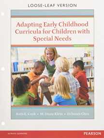 9780134019413-0134019415-Adapting Early Childhood Curricula for Children with Special Needs, Enhanced Pearson eText with Loose-Leaf Version -- Access Card Package (9th Edition)