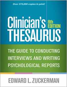 9781462548200-1462548202-Clinician's Thesaurus: The Guide to Conducting Interviews and Writing Psychological Reports