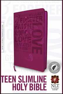 9781496407740-1496407741-Teen Slimline Bible NLT, Index (Red Letter, LeatherLike, Hot Pink, Indexed)
