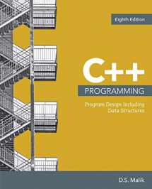 9781337801683-1337801682-Bundle: C++ Programming: Program Design Including Data Structures, Loose-leaf Version, 8th + MindTap Computing, 2 terms (12 months) Printed Access Card