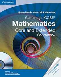 9781107606272-1107606276-Cambridge IGCSE Mathematics Core and Extended Coursebook with CD-ROM (Cambridge International IGCSE)