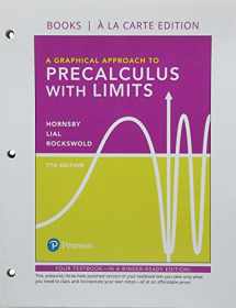 9780134862217-013486221X-A Graphical Approach to Precalculus with Limits, Books a la Carte Edition plus MyLab Math with Pearson eText -- 24-Month Access Card Package