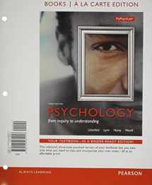 9780205966820-0205966829-Psychology: From Inquiry to Understanding, Books a la Carte Edition Plus NEW MyLab Psychology with Pearson eText (3rd Edition)