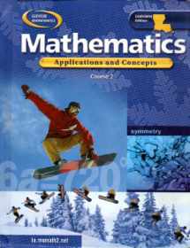 9780078668401-0078668409-Glencoe Mathematics Applications and Concepts Course 2 (Louisiana Student Edition) (HARDCOVER) (LOUISIANA STUDENT EDITION)