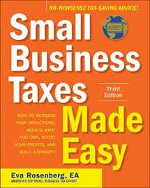 9781260010763-1260010767-Small Business Taxes Made Easy, Third Edition