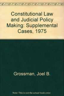 9780471328537-0471328537-Constitutional Law and Judicial Policy Making