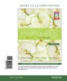 9780133825190-0133825191-Psychology: Core Concepts with DSM5 Update, Books a la Carte Edition Plus MyPsychLab with Pearson eText (7th Edition)