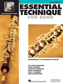 9780634043628-0634043625-Essential Technique for Band with EEi - Intermediate to Advanced Studies: Oboe