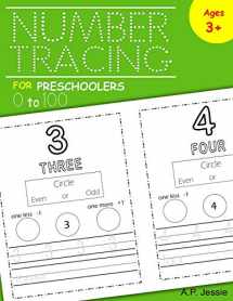 9781720223368-172022336X-Number Tracing For Preschoolers 0 to 100: Handwriting Practice, Even vs. Odd, One More & One Less