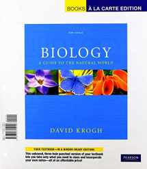 9780321740274-0321740270-Biology: A Guide to the Natural World, Books a la Carte Plus Mastering Biology -- Access Card Package (5th Edition)