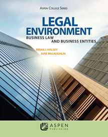 9780735568105-0735568103-Legal Environment: Business Law and Business Entities (Aspen College)