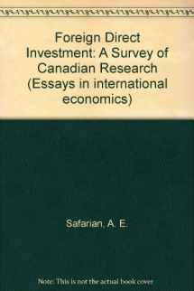 9780886450182-0886450187-Foreign Direct Investment: A Survey of Canadian Research