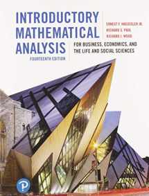 9780134773612-0134773616-Introductory Mathematical Analysis for Business, Economics, and the Life and Social Sciences, Fourteenth Edition Plus MyLab Math with Pearson eText -- Access Card Package